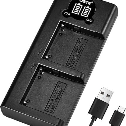 NP-F970 Battery Dual Charger