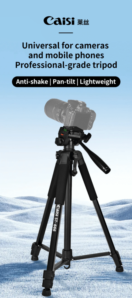Mobile & Camera Tripod with Mobile Holder