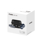 White product box for the Caisi Mic One – Lightweight Wireless Microphone for Smartphones, showing images of the mic components and carrying case on the front, plus branding and bilingual (English/Chinese) product details.