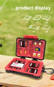 Caisi CS-CB2 28-Slot Memory Card & Battery Storage Case 2 Memory Card Storage Case