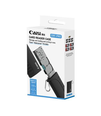 Caisi CRF-PRO – All-in-One Card Reader & Memory Card Storage Case