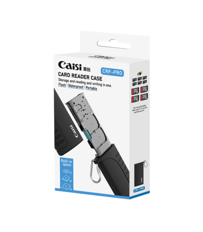 Caisi CRF-PRO – All-in-One Card Reader & Memory Card Storage Case