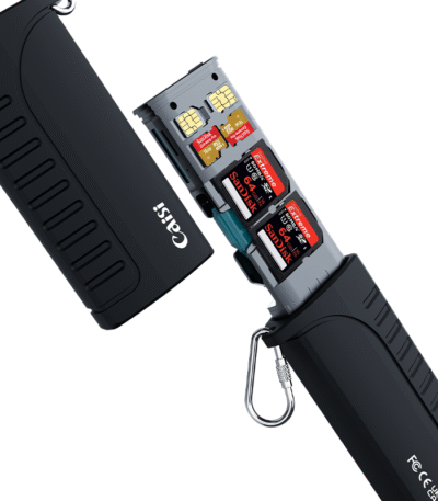 Caisi CRF-PRO – All-in-One Card Reader & Memory Card Storage Case