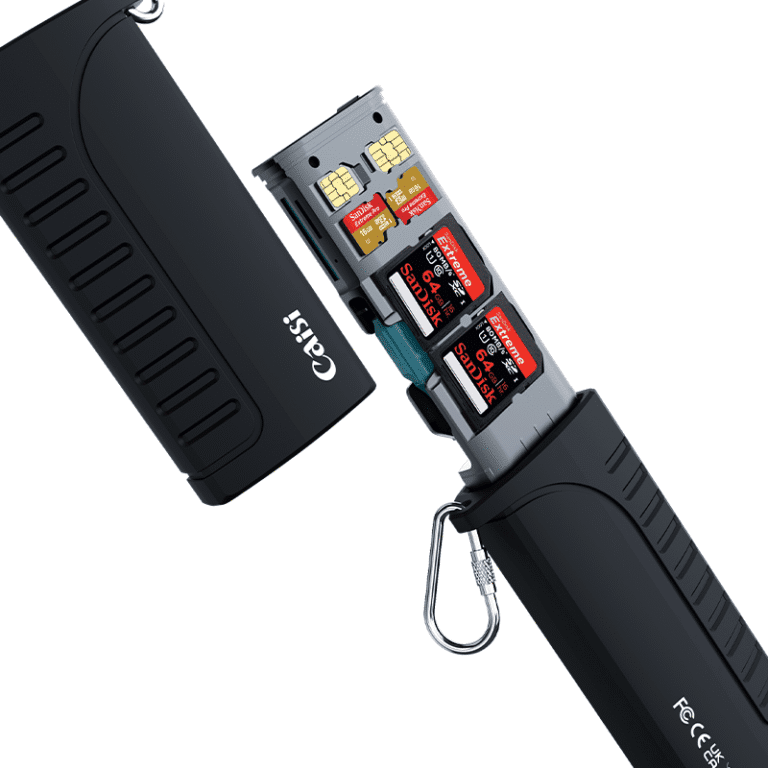 Caisi Shop 24 Caisi CRF-PRO – All-in-One Card Reader & Memory Card Storage Case