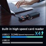 Caisi CRF-PRO – All-in-One Card Reader & Memory Card Storage Case