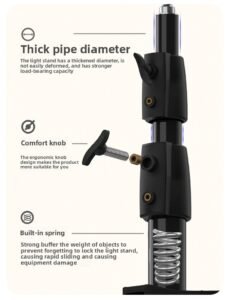 Caisi 2.8m (280T) Heavy-Duty Photography Light Stand 2 Photography Light Stand