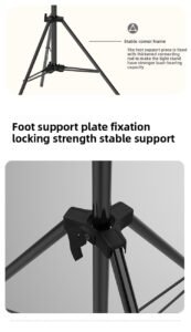 Caisi 2.8m (280T) Heavy-Duty Photography Light Stand 1 Photography Light Stand