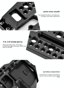 Caisi 6K / 4K Camera Cage Kit with Alai Top Handle 2 6K / 4K Camera Cage
