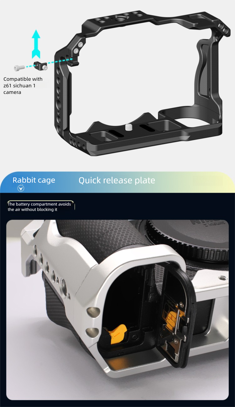 Camera Cage Kit for Nikon Z5/Z6/Z7/Z6II/Z7II Camera Cage Kit for Nikon Z5/Z6/Z7/Z6II/Z7II