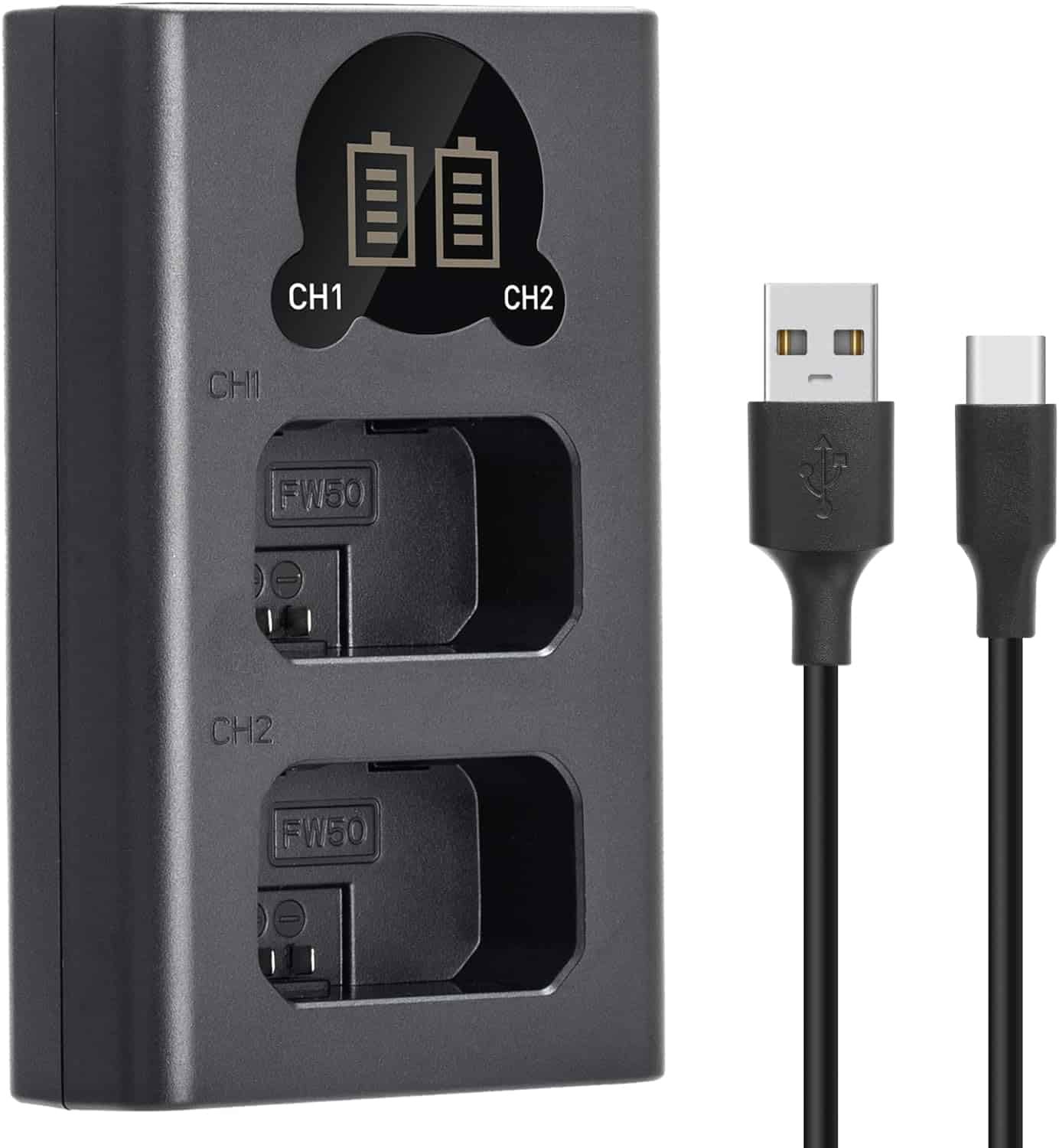 NP-FW50 Battery Dual Charger NP-FW50 Battery Dual Charger