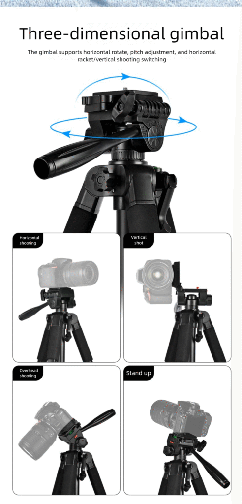 Mobile & Camera Tripod with Mobile Holder