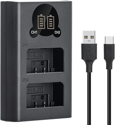 EN-EL25 Dual Battery Charger camera Battery Charger