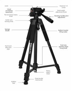 Mobile & Camera Tripod with Mobile Holder