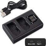 Charger for Canon LP-E6 Batteries