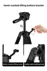 Mobile & Camera Tripod with Mobile Holder