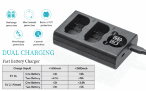 Caisi EN-EL15c Dual Battery Charger USB Type-C for Nikon Cameras – Fast, Reliable & Travel-Friendly 2 EN-EL15c Dual Battery Charger