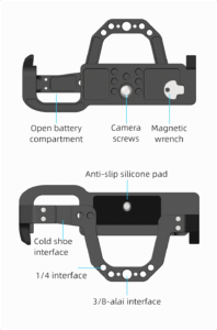 Camera Cage for Canon EOS 70D, 80D & 90D