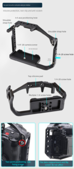 Caisi Camera Cage for Lumix GH6/GH7