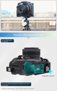 Caisi R50 Camera Cage For Canon EOS R50 with Top Handle 1 Camera Cage for EOS R50