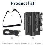 NP-F970 dual-sided battery