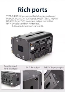 NP-F970 dual-sided battery