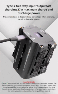 NP-F970 dual-sided battery